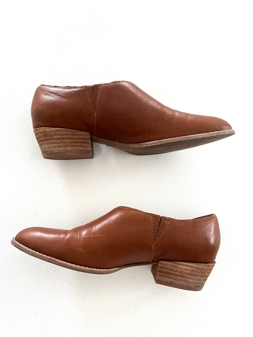 Madewell The Lucie Shoe in Leather English Saddle Size 8.5